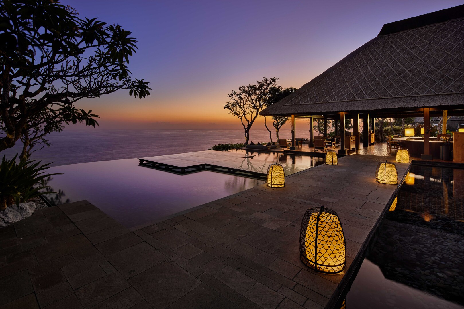 Breathtaking view from Bulgari Resort Bali, Uluwatu, reflecting its luxurious setting.
