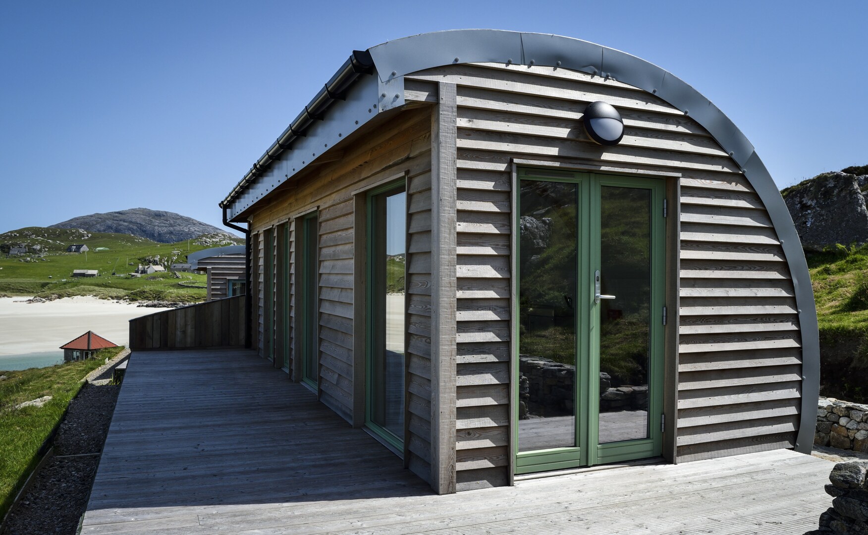 Carnish Cabin Ebb beachfront cottage on the Isle of Lewis.