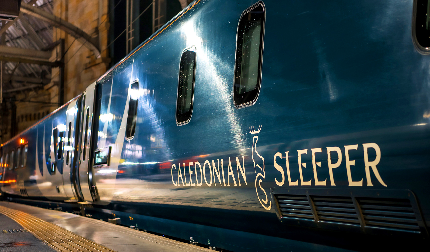 The Caledonian Sleeper train, a top choice for travel between London and Scotland