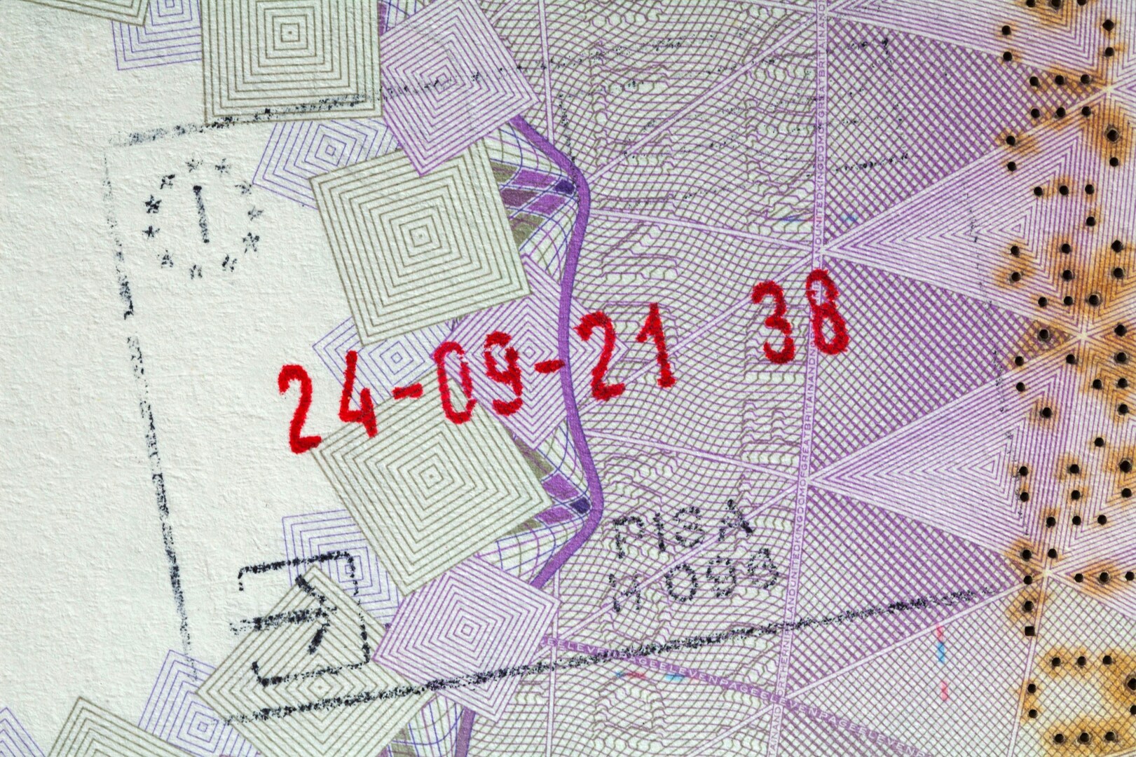 A passport stamped in Pisa - EES implementation will eliminate the need for passport stamps